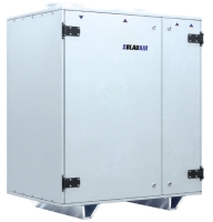 Hővisszanyerős ipari légkezelő rotációs hőcserélővel,függőleges csonkokkal