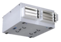 Hővisszanyerős ipari légkezelő rotációs hőcserélővel,mennyezeti kivitel