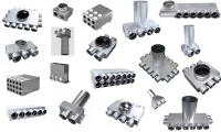 Szellőző rendszer fém idomok 75mm