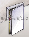 Ellenőrző ablak-gipszkartonba építhető DG 500x500